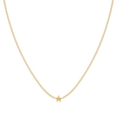 NECKLACE FLAMED STAR - CHILD - GOLD