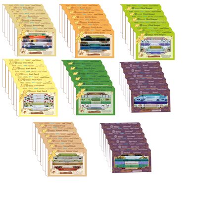 Christmas Bundle Vedmantra Assorted Incense Stick Gift Set - 6 of Each