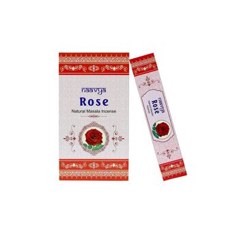 Cadeau de Noël Lot de bâtons d'encens Naavya Masala - 6 de chaque 4