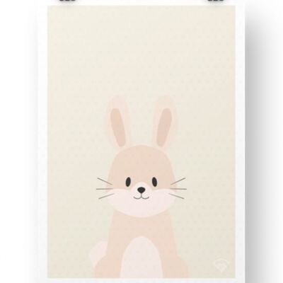 Rabbit Poster - Sand