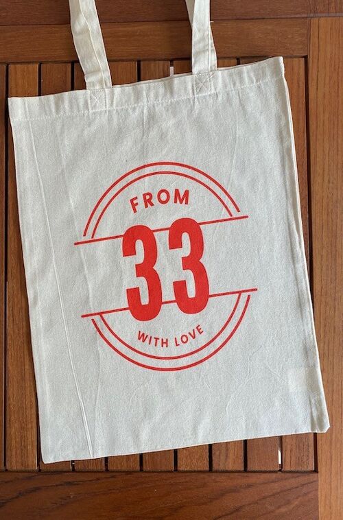TOTE BAG FROM 33 WITH LOVE