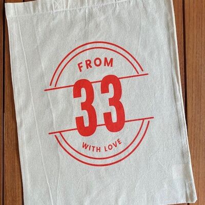 TOTE BAG FROM 33 WITH LOVE
