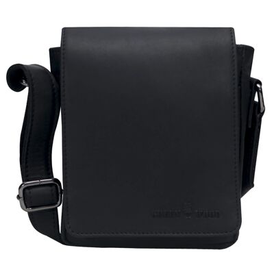 Rami Mini Bag Leather Women Small Shoulder Bag Cell Phone Men - Black