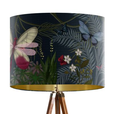 Lampshade pack of 3 mixed sizes - Butterfly garden Moonlight