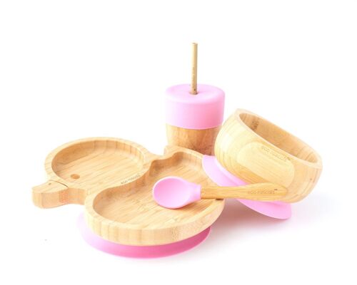 Duck Plate, Straw Cup, Bowl & Spoon Gift Set