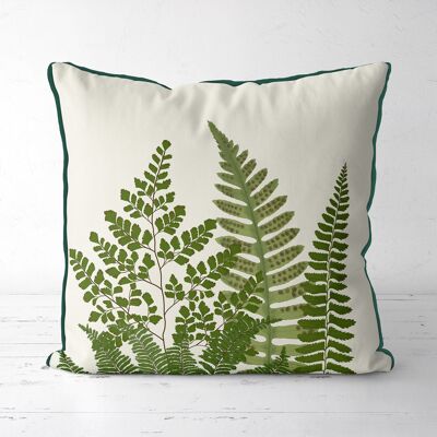 Fern grove 2, Throw Pillow, Cushion Cover, 45x45cm