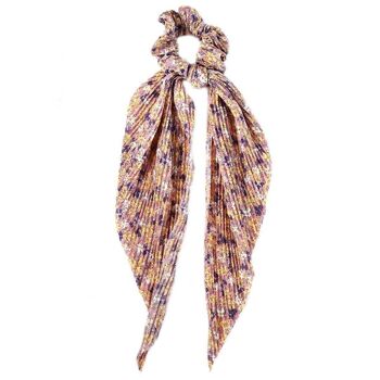 Chouchou foulard fleur d'automne 2