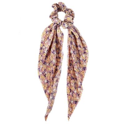 Scrunchie scarf autumn flower