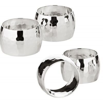 Flux napkin rings set of 4 Ø 4cm