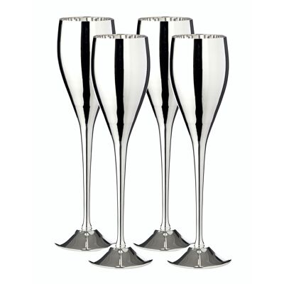 Champagne flute Dodo set of 4 H 23 cm