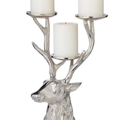 Candlestick deer Lu H 32.5 cm