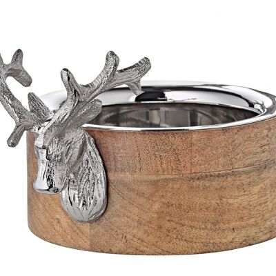 Mango wood bowl Vinedeer L 18 cm