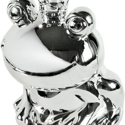 Money box Frog King H 9 cm