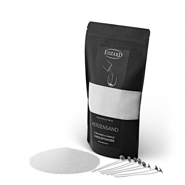 Kerzensand 650 g, schwarz, 8 Dochte