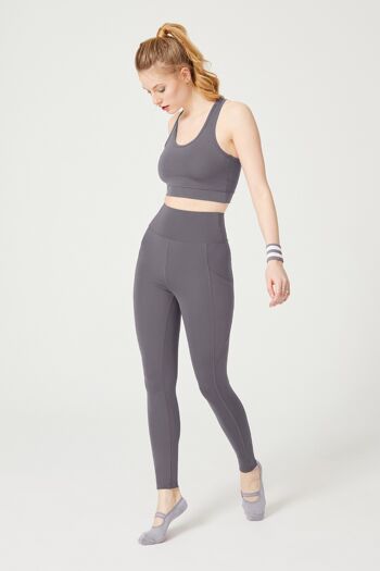 LEGGING DE POCHE ACTIVEWEAR SANS COUTURES - GRIS 5