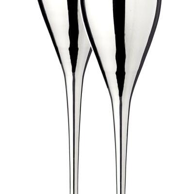 Champagne flute Dodo set of 2 H 23 cm