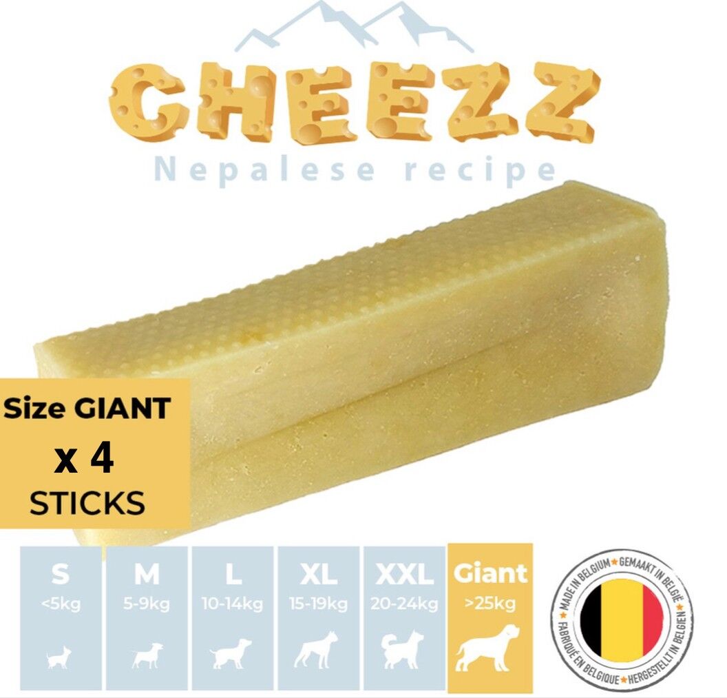 Cheezz Yak-Käse-Snacks für viele verschiedene Arten von Snacks – Natürliche Snacks – Milchsäure, Laktose und Gluten – 4er-Pack