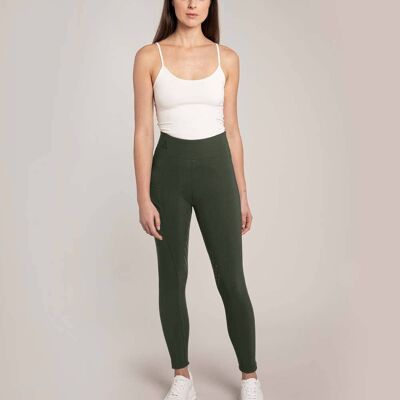 Pantalon d'Équitation Compression Vert