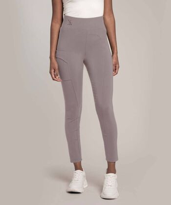 Pantalon d'Équitation Compression Taupe 3