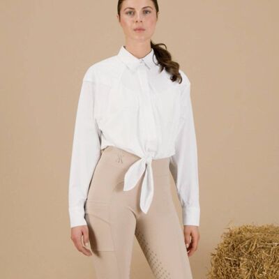 Front Tie Riding Shirt