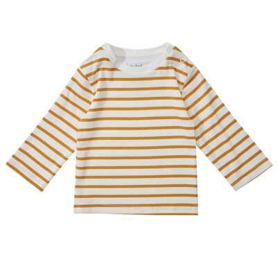 Ochre Breton Stripe Top