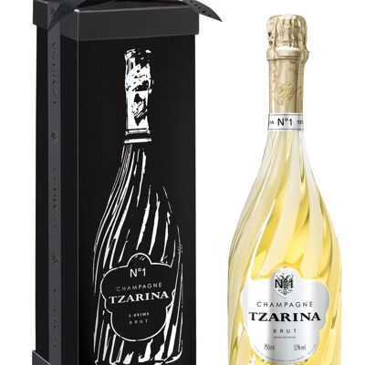 Champagne Tsarine - Tzarina Brut Bow Box - 75cl