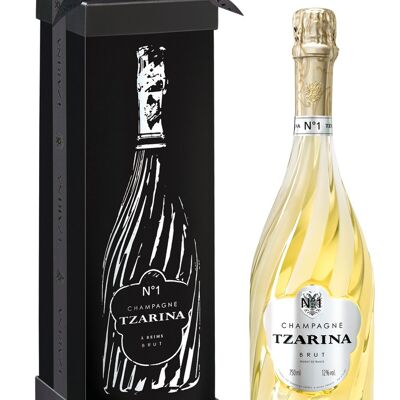 Champagne Tsarine - Tzarina Brut Coffret Nœud - 75cl