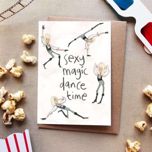 Sexy magic dance time - Labyrinth / David Bowie card