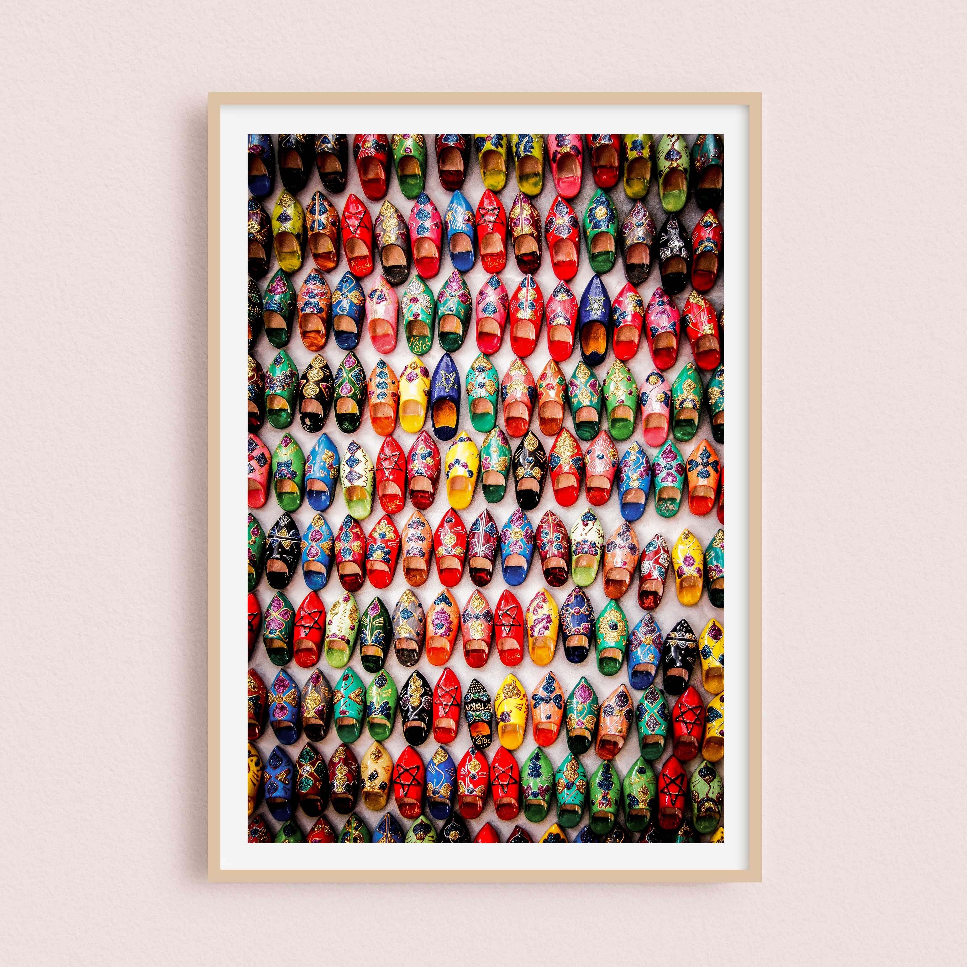 Poster/Fotografia | Pantofole | Marrakech Marocco 30x40cm