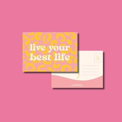 Live your best life card