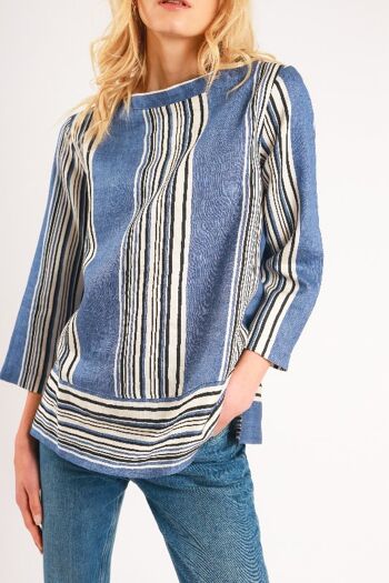 Blouse Lin Rayée 5