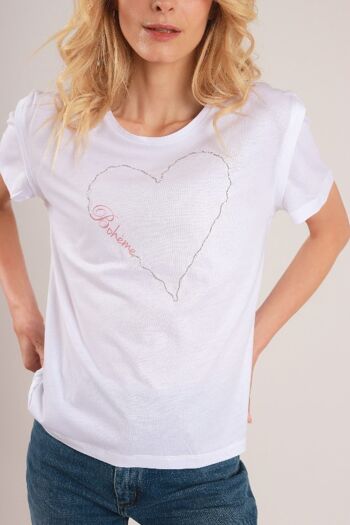 T-Shirt Coeur Bohème 1