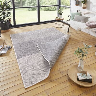 Reversible carpet Borneo Grey Taupe