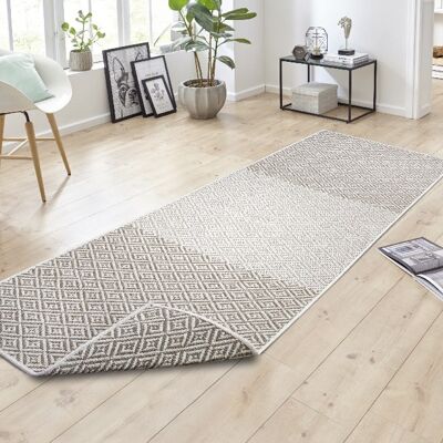 Reversible carpet Borneo Linen