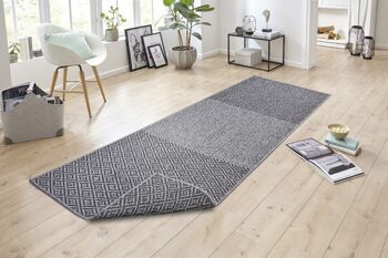 Tapis réversible Borneo Silver Night 1