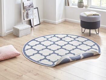 Tapis réversible Indoor & Outdoor Palermo rond 3