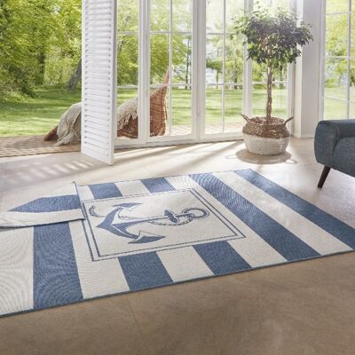 Reversible In-& Outdoor Flatweave Carpet Gandara