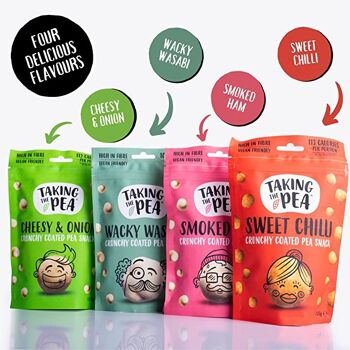 Sweet Chilli - snacks de pois enrobés croquants - végétaliens - 7 x 125g 4