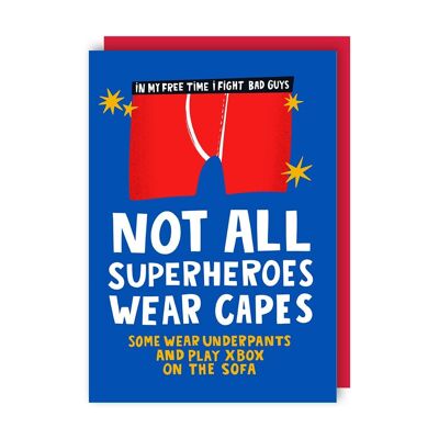 Capes Father's Day Card pack of 6