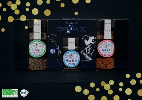 Coffret Fleur de sel et sel à offrir