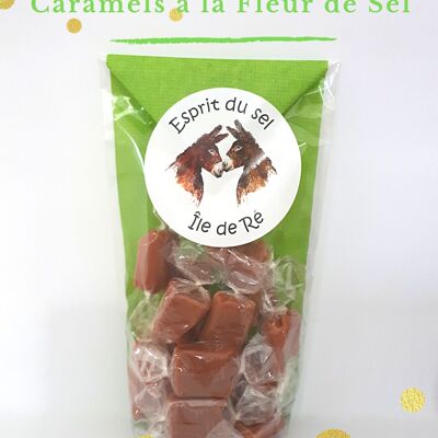 Caramels papillotes à la Fleur de Sel de l'ile de Ré - sachet 120gr