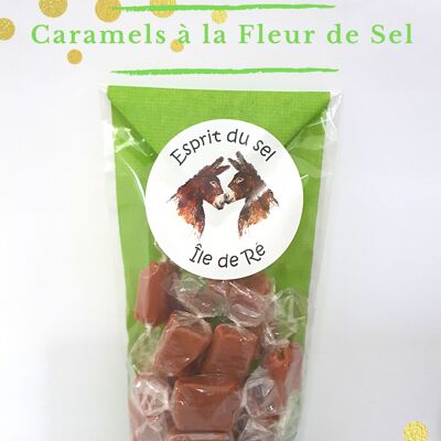Caramelos en papillote con Flor de Sal de la Ile de Ré - bolsa de 120gr