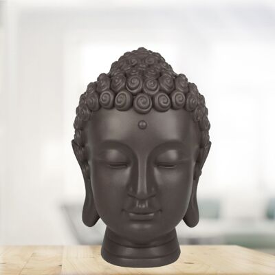 Statua testa di Buddha – Decorazione Zen e Feng Shui – Per creare un'atmosfera rilassante e spirituale – Idea regalo Buddha fortunato