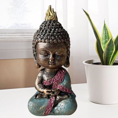 Baby-Buddha-Statue – Zen- und Feng-Shui-Dekoration – zur Schaffung einer entspannenden und spirituellen Atmosphäre – Glücksbuddha-Geschenkidee