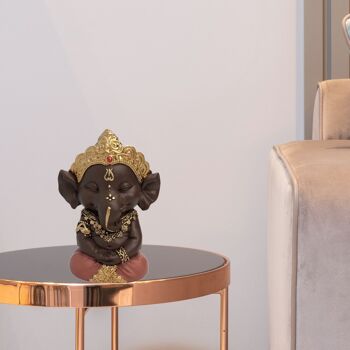 Statuette Ganesh 2 – Porte Bonheur - Décoration Zen et Feng Shui – Pour Créer une Ambiance Relaxante et Spirituelle – Idée Cadeau 2