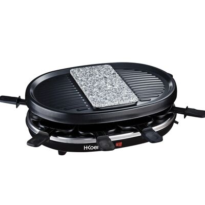 Raclette/Pietra/Grill 8 pers (incluso Ecotax di 0,21)