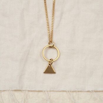 Collier Triangle Rond 1
