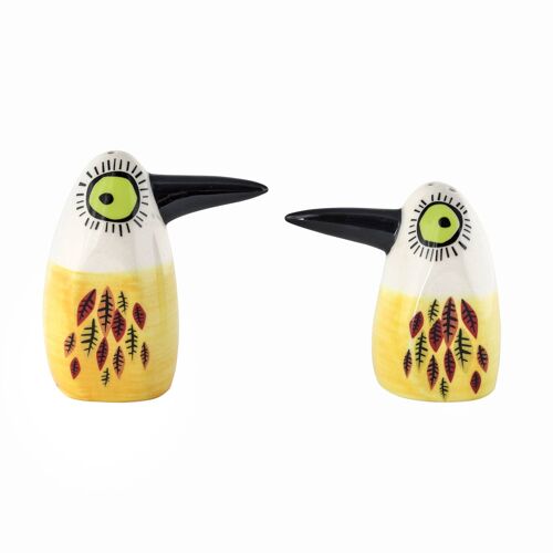 Bird Salt and Pepper Shakers Yellow