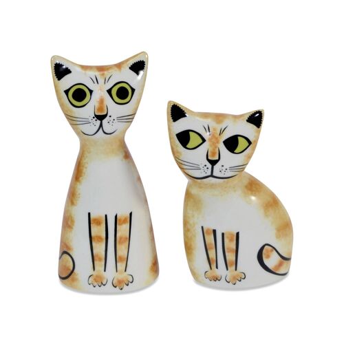 Ginger Cat Salt and Pepper Shakers