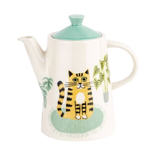 Handmade Ceramic Cat Teapot